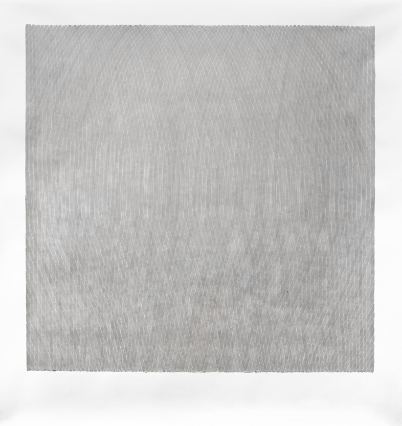 LUISE VON ROHDEN Bögen (vv m/b), 2016, Tusche auf Papier, 160 × 150 cm, Foto: Sophia Kesting