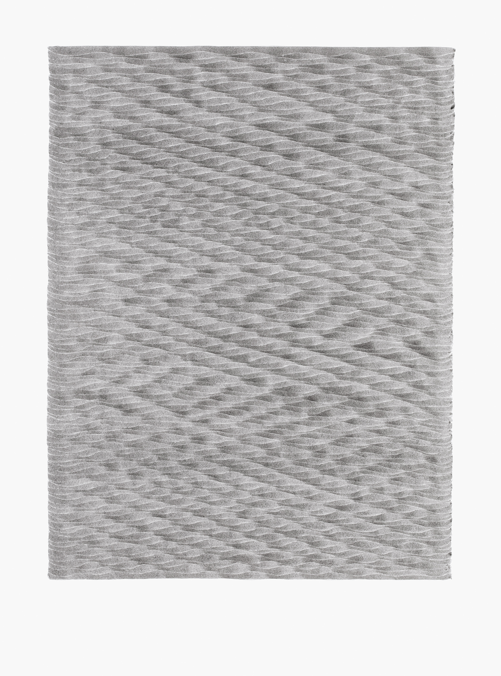 LUISE VON ROHDEN Wellen (hh d/wr 109/0), 2018, Tusche auf Papier, 78 x 58 cm, Foto: Thomas Bruns