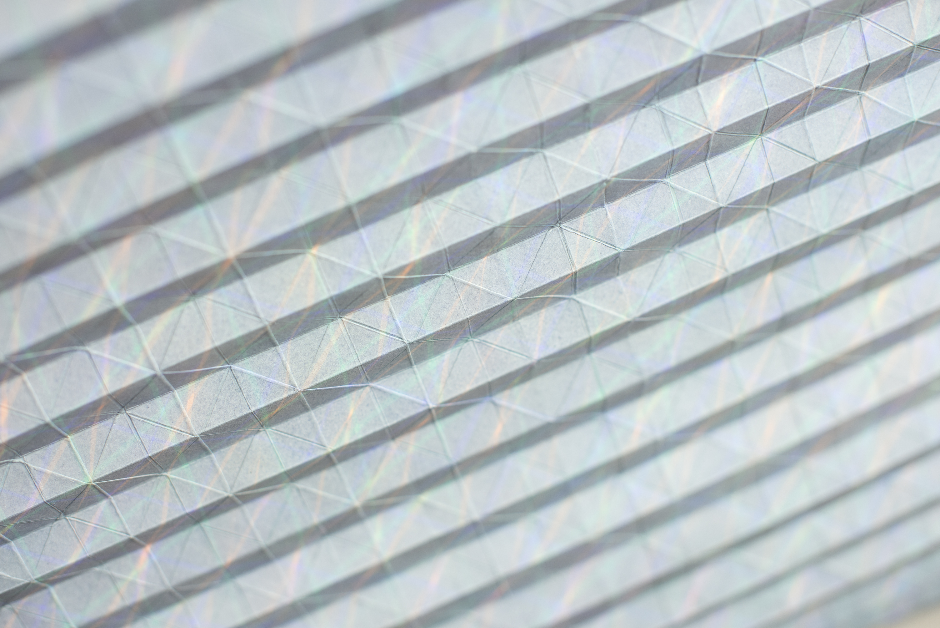 LUISE VON ROHDEN Faltung (6d grb/l) (Detail), 2020, farbige Tusche und Faltung auf Papier, 78 x 58 cm