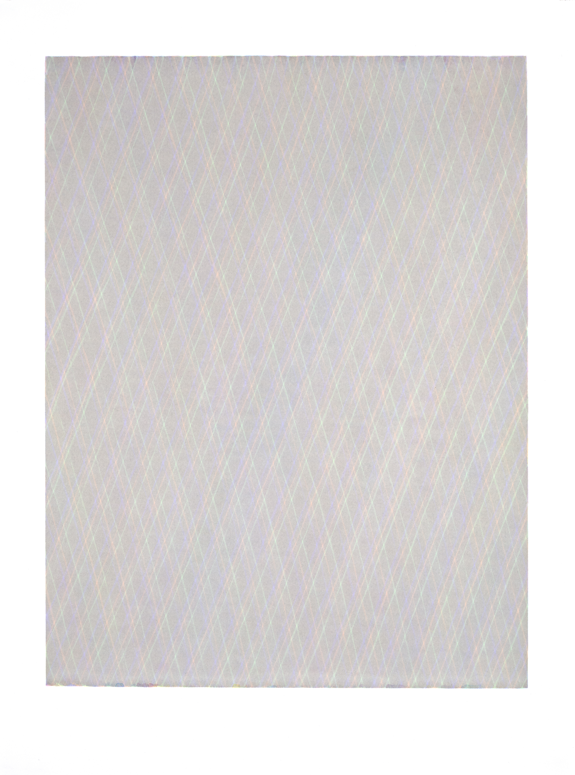 LUISE VON ROHDEN Zeichnung (7d grb/un 35/40), 2019, farbige Tusche auf Papier, 140 x 120 cm, Foto:Thomas Bruns